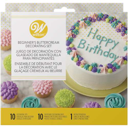 20 Piece Beginners Buttercream Decorating Set - Click Image to Close